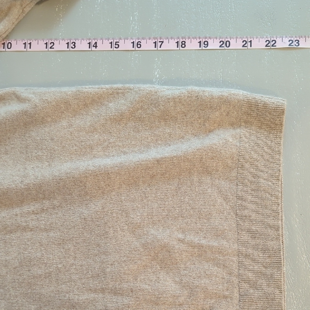 J. Crew Cashmere Sweater Crewneck‎ Tan size XS - Picture 9 of 9